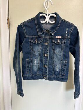 Denim Jacket - Small - OPF - distressed